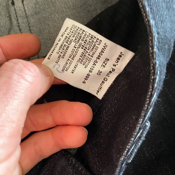 Vintage Jean Paul Gaultier Low Rise Jeans with Zipper & Front Laces - Picture 5 of 13